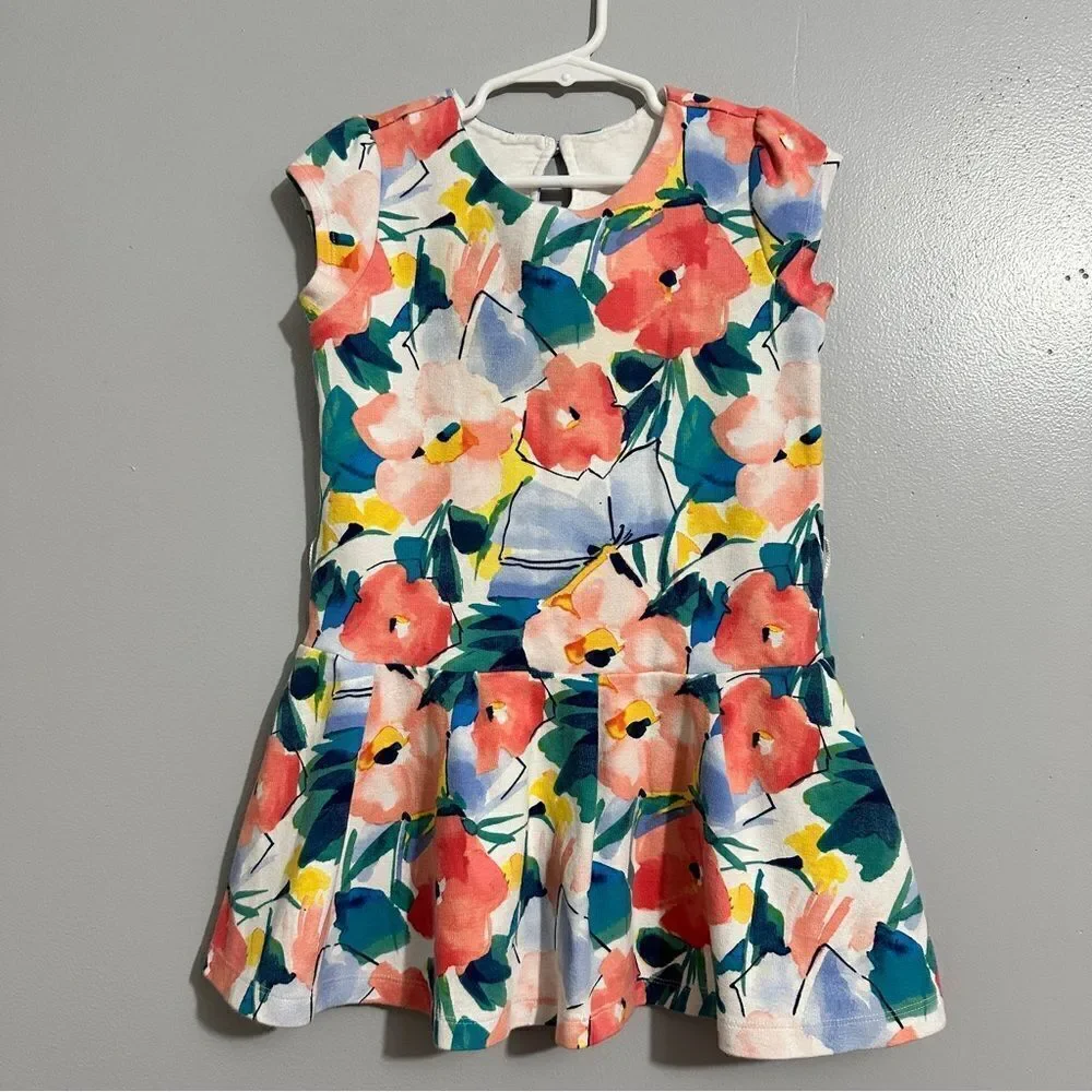 Gymboree Wildflower Weekend Watercolor Blooms Dress Girls Size 6